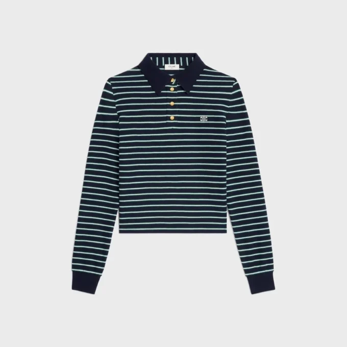 Polo Triomphe en jersey a rayas