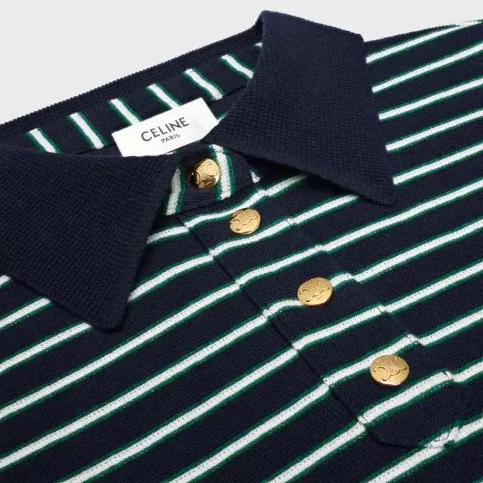 Polo Triomphe en jersey a rayas