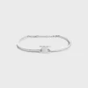 Pulsera articulada Triomphe en latón con acabado de rodio Pulsera articulada Triomphe en latón con acabado de rodio
