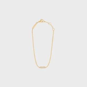 Pulsera de la línea CELINE en oro amarillo y diamantes Pulsera de la línea CELINE en oro amarillo y diamantes