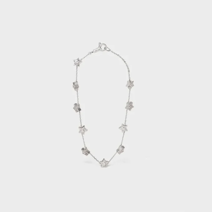 Pulsera Etoile CELINE Multi Stars en oro blanco y diamantes Pulsera Etoile CELINE Multi Stars en oro blanco y diamantes