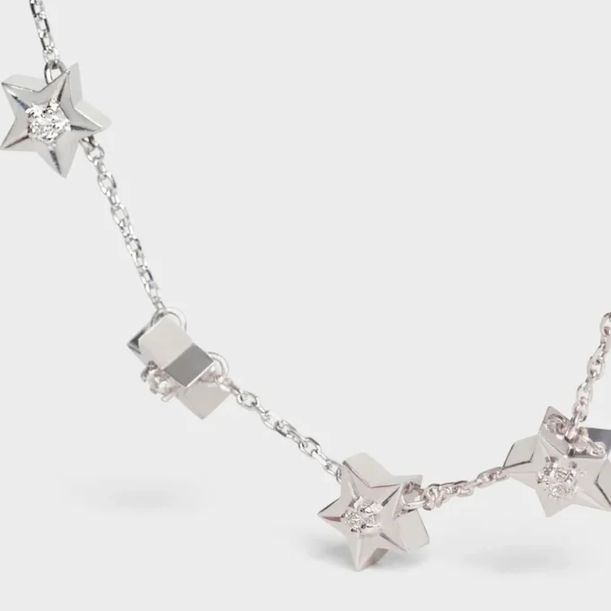 Pulsera Etoile CELINE Multi Stars en oro blanco y diamantes Pulsera Etoile CELINE Multi Stars en oro blanco y diamantes