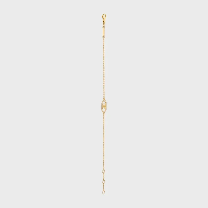 Pulsera Maillon Triomphe en oro amarillo y diamantes Pulsera Maillon Triomphe en oro amarillo y diamantes