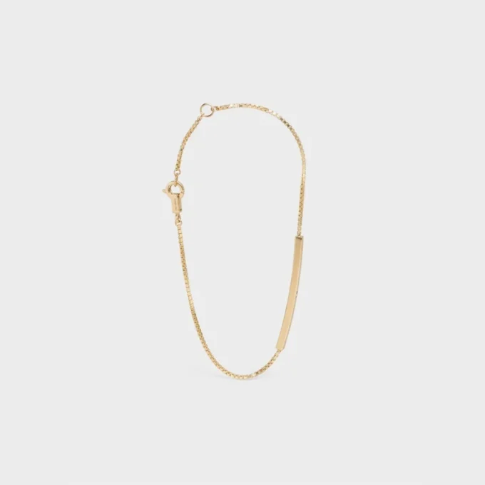 Pulsera recta CELINE Sentimental en oro amarillo y diamantes Pulsera recta CELINE Sentimental en oro amarillo y diamantes