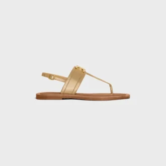 Sandalia CELINE Lympia Triomphe en piel de becerro laminada