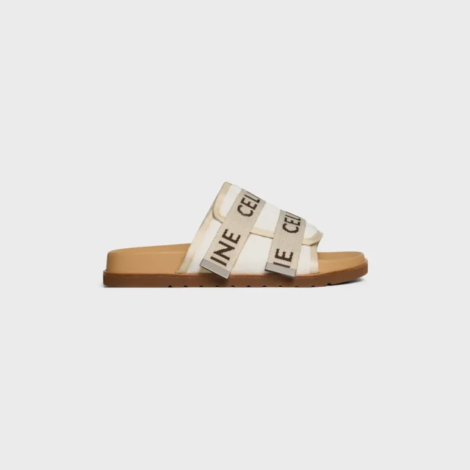 Sandalia Pitea de lona con jacquard «CELINE»