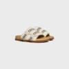 Sandalia Pitea de lona con jacquard «CELINE»