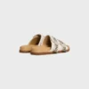 Sandalia Pitea de lona con jacquard «CELINE»