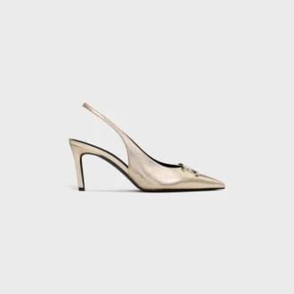 Sandalias CELINE Alma Triomphe de piel de becerro laminada
