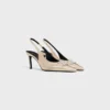 Sandalias CELINE Alma Triomphe de piel de becerro laminada Sandalias CELINE Alma Triomphe de piel de becerro laminada