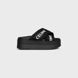 Sandalias CELINE Block en malla, nailon y tejido con jacquard CELINE Sandalias CELINE Block en malla, nailon y tejido con jacquard CELINE