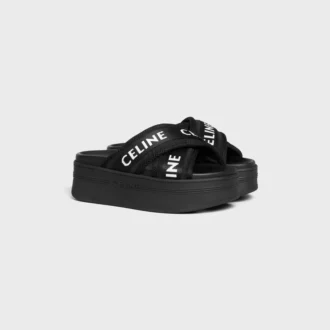 Sandalias CELINE Block en malla, nailon y tejido con jacquard CELINE Sandalias CELINE Block en malla, nailon y tejido con jacquard CELINE