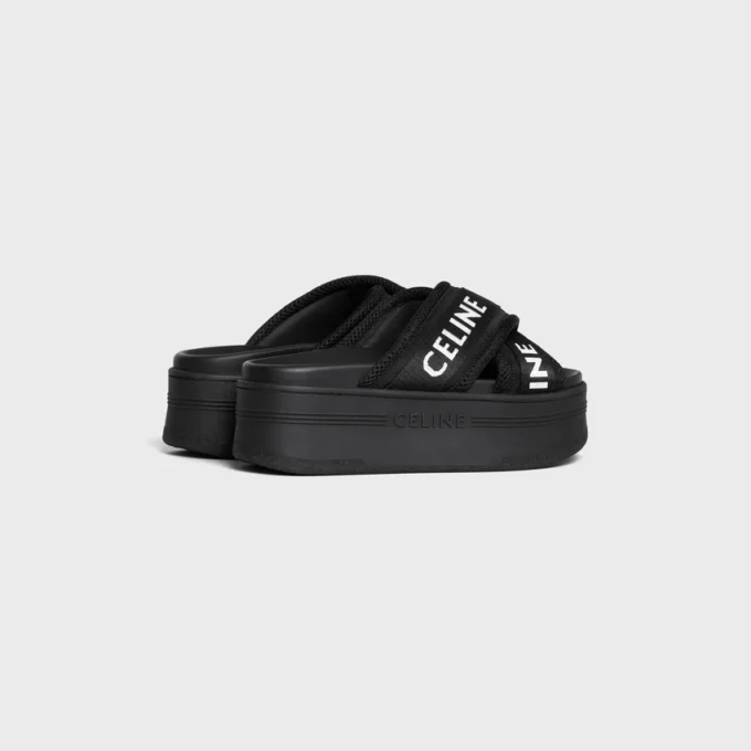Sandalias CELINE Block en malla, nailon y tejido con jacquard CELINE Sandalias CELINE Block en malla, nailon y tejido con jacquard CELINE