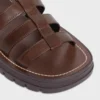 Sandalias CELINE Clea Triomphe en piel de becerro – Curtido vegetal