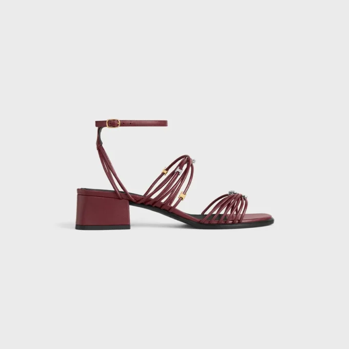 Sandalias de tacón CléMence en piel de cabra Sandalias de tacón CléMence en piel de cabra