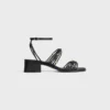 Sandalias de tacón CléMence en piel de cabra Sandalias de tacón CléMence en piel de cabra
