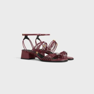 Sandalias de tacón CléMence en piel de cabra