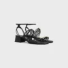 Sandalias de tacón CléMence en piel de cabra Sandalias de tacón CléMence en piel de cabra