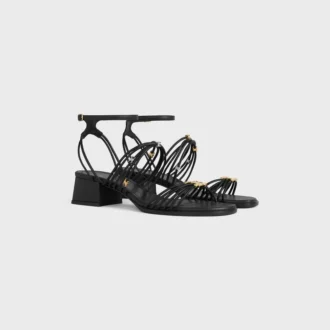 Sandalias de tacón CléMence en piel de cabra