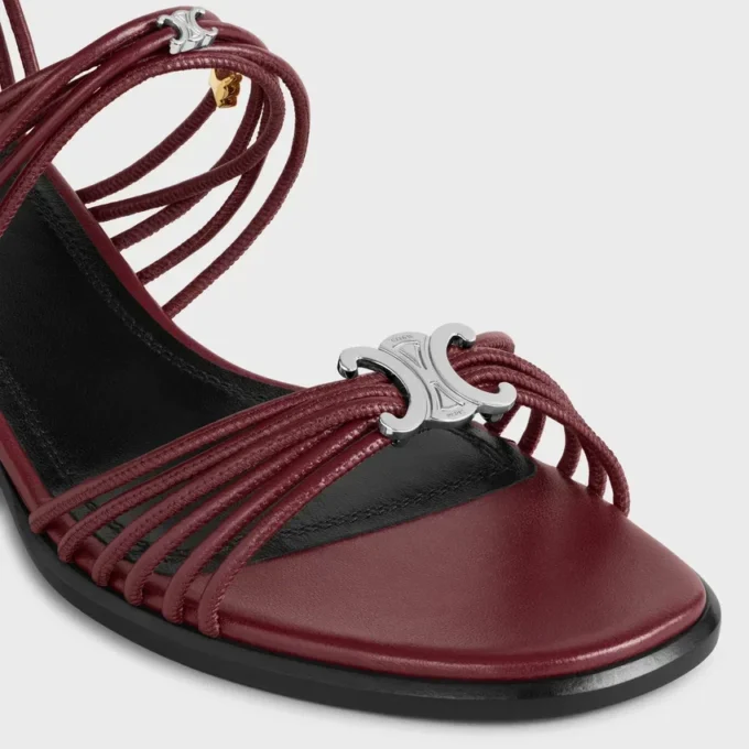 Sandalias de tacón CléMence en piel de cabra Sandalias de tacón CléMence en piel de cabra