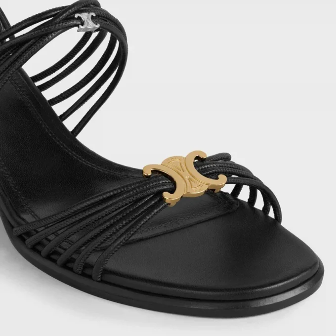 Sandalias de tacón CléMence en piel de cabra Sandalias de tacón CléMence en piel de cabra