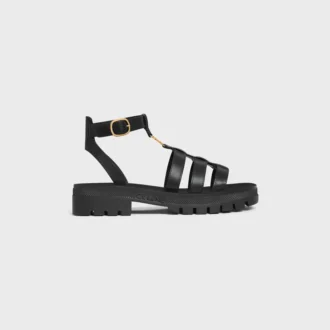 Sandalias gladiadoras CELINE Clea Triomphe en piel de becerro – Curtido vegetal