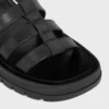 Sandalias gladiadoras CELINE Clea Triomphe en piel de becerro – Curtido vegetal