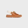 Sandalias gruesas CELINE Billie en piel de becerro y tejido Sandalias gruesas CELINE Billie en piel de becerro y tejido