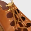 Sandalias gruesas CELINE Billie en piel de becerro y tejido Sandalias gruesas CELINE Billie en piel de becerro y tejido