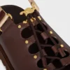 Sandalias gruesas CELINE Billie en piel de becerro y tejido Sandalias gruesas CELINE Billie en piel de becerro y tejido