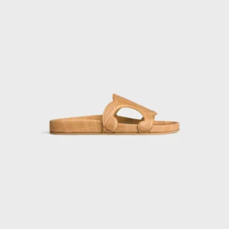 Sandalias Triomphe en piel de becerro con estampado de cocodrilo Sandalias Triomphe en piel de becerro con estampado de cocodrilo