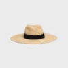 Sombrero de ala ancha Triomphe en rafia