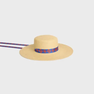 Sombrero de paja con lazo