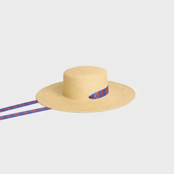Sombrero de paja con lazo Sombrero de paja con lazo