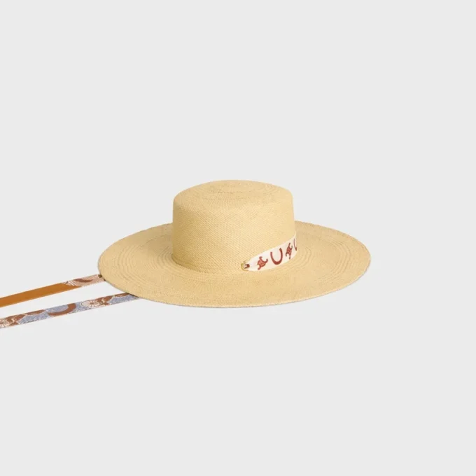 Sombrero de paja con lazo Sombrero de paja con lazo