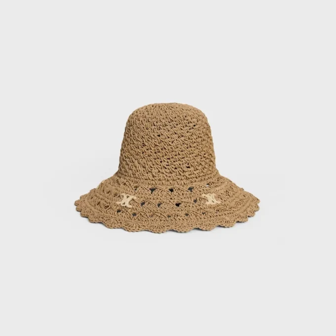 Sombrero Triomphe de rafia calada Sombrero Triomphe de rafia calada