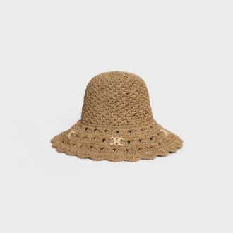 Sombrero Triomphe de rafia calada