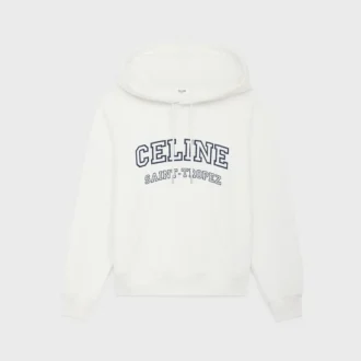 Sudadera con capucha CELINE de algodón felpudo