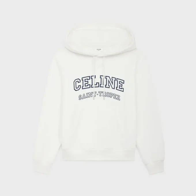 Sudadera con capucha CELINE de algodón felpudo