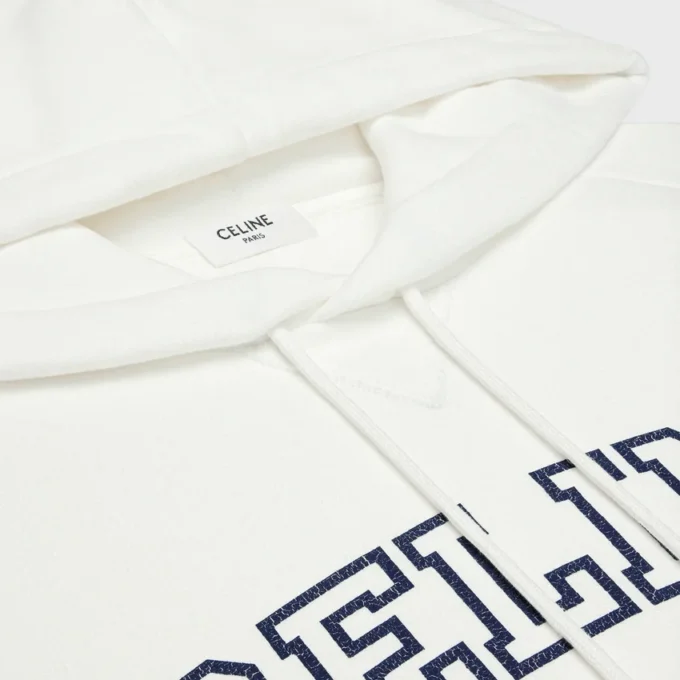Sudadera con capucha CELINE de algodón felpudo