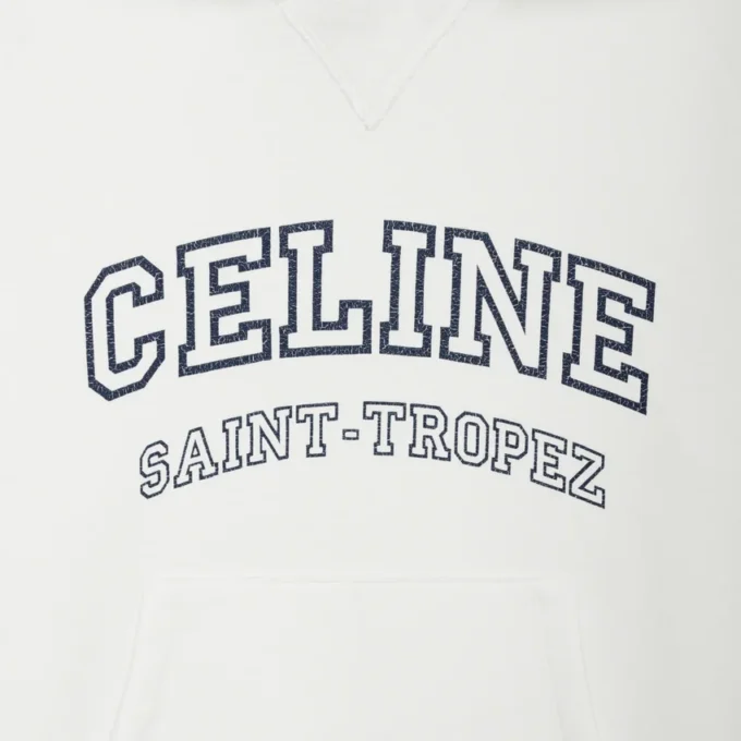 Sudadera con capucha CELINE de algodón felpudo