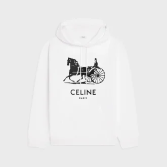 Sudadera con capucha de felpa de algodón