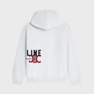 Sudadera con capucha de felpa de algodón
