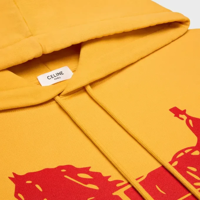 Sudadera con capucha de felpa de algodón Sudadera con capucha de felpa de algodón