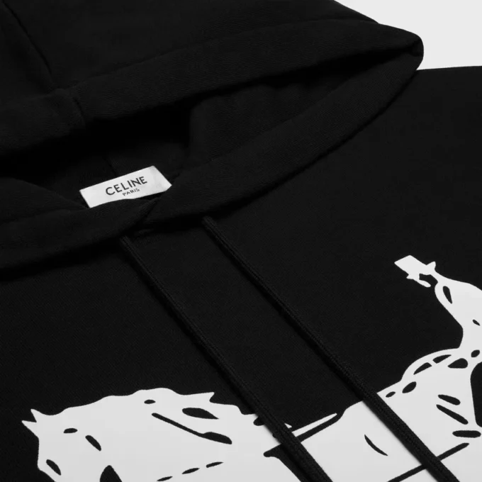 Sudadera con capucha de felpa de algodón Sudadera con capucha de felpa de algodón