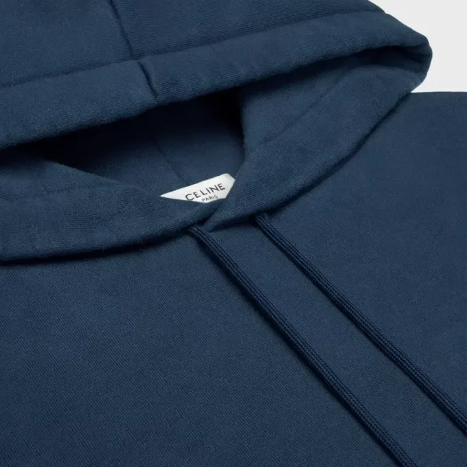 Sudadera corta con capucha de felpa de algodón Sudadera corta con capucha de felpa de algodón