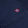 Sudadera corta con capucha y cremallera de felpa de algodón Sudadera corta con capucha y cremallera de felpa de algodón