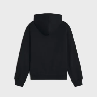 Sudadera holgada con capucha CELINE de felpa de algodón Sudadera holgada con capucha CELINE de felpa de algodón