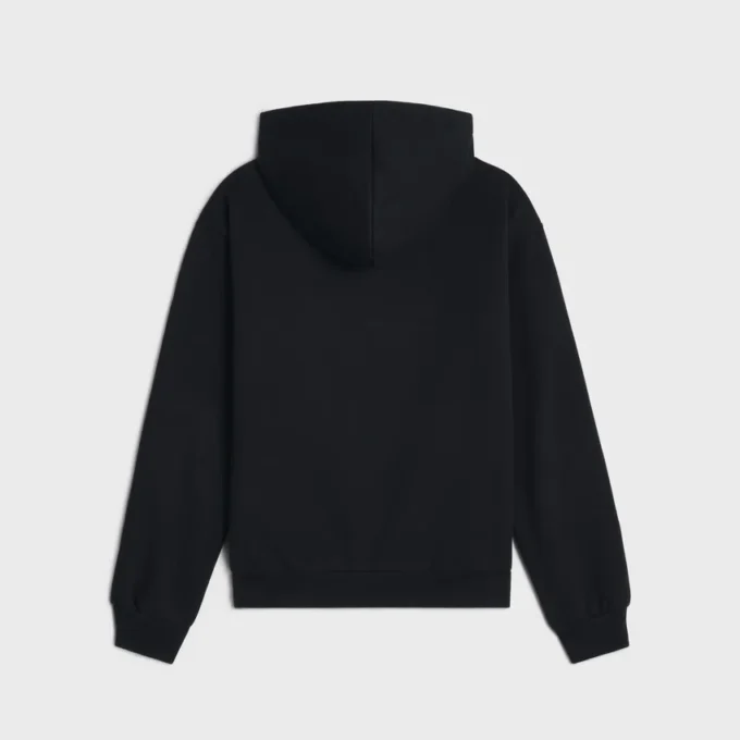 Sudadera holgada con capucha CELINE de felpa de algodón Sudadera holgada con capucha CELINE de felpa de algodón