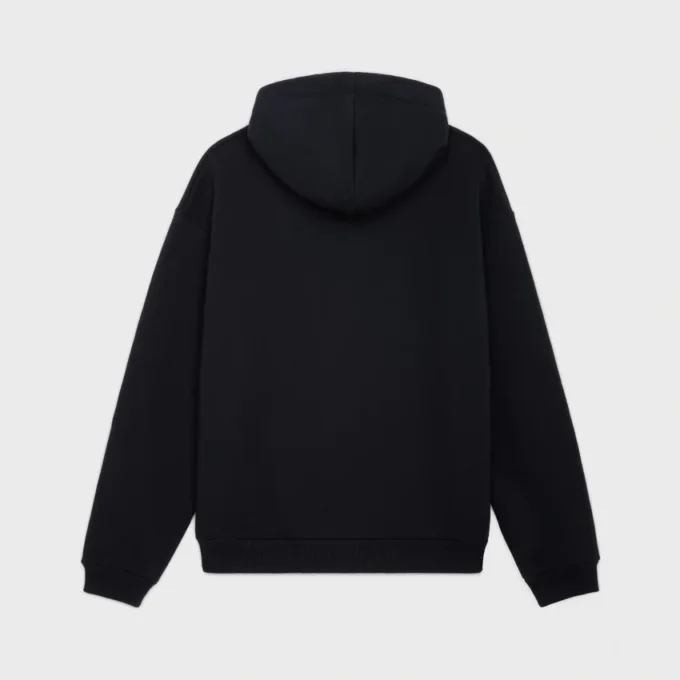 Sudadera holgada con capucha CELINE de felpa de algodón Sudadera holgada con capucha CELINE de felpa de algodón